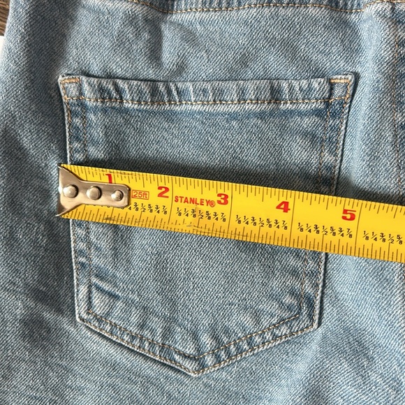 Celebrity Pink The Easy Pull On Demin Short Shorts Drawstring Shortie Size XS - Picture 14 of 17